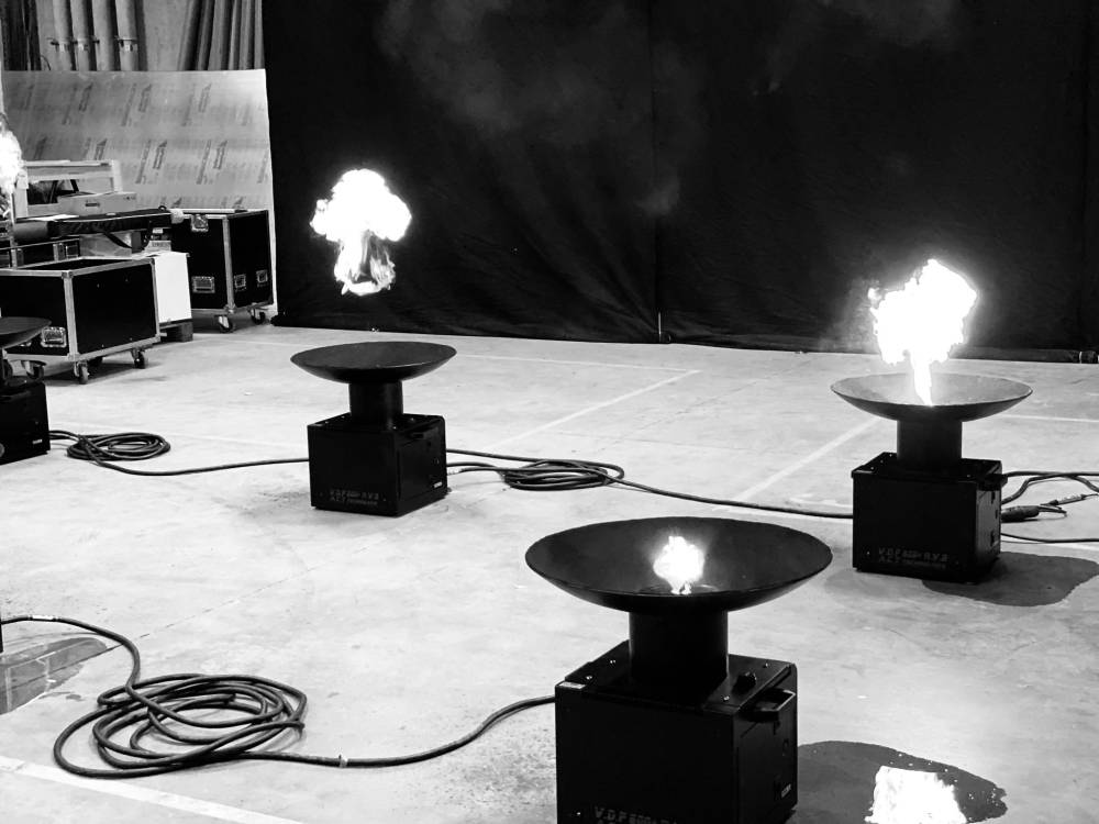 machines flammes